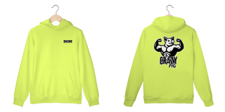 Nome do produto Moleton Canguru -  Crazy Pig Hard Labs - Impressão em DTF