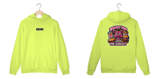 Nome do produto Moleton Canguru - CrAzY PiG JuNk FoOd - Impressão em DTF