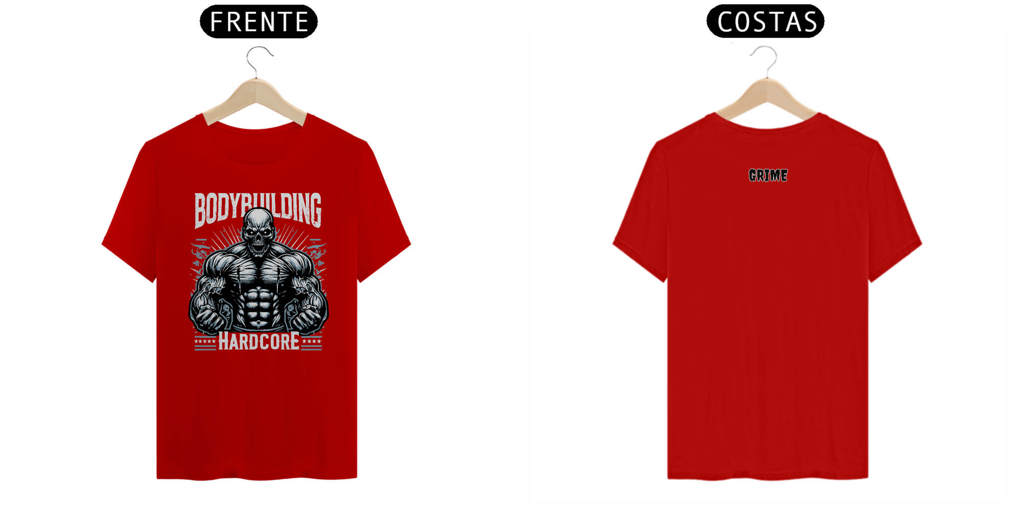 T-Shirt Clássica - Caveira no Veneno 