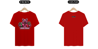 Nome do produto T-Shirt Clássica - CrAzY PiG JuNk FoOd