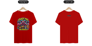 Nome do produto T-Shirt Clássica - CrAzY PiG Pre Workout