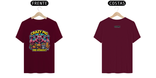 Nome do produto T-Shirt Clássica - CrAzY PiG Pre Workout