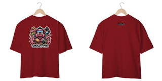 Nome do produto Oversized - CrAzY PiG JuNk FoOd 