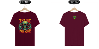 Nome do produto T-Shirt Clássica - Trust No One 