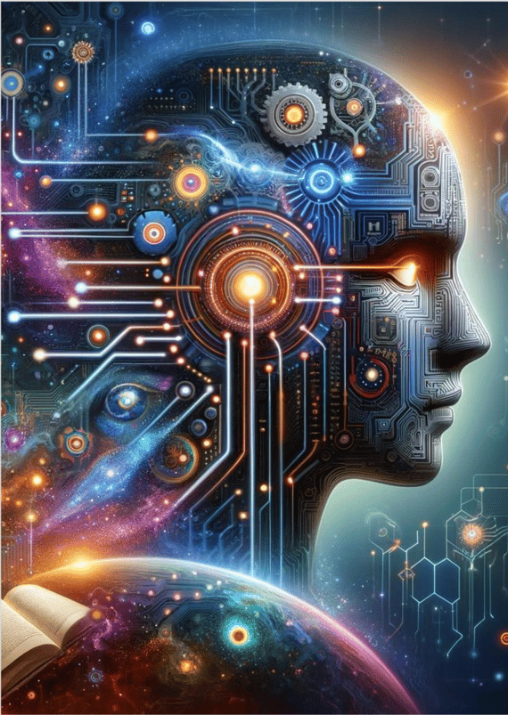 Floating Brain - Art Code: 008