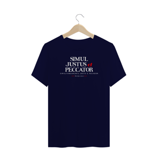 Nome do produtoT-Shirt Plus Size SIMUL JUSTUS ET PECCATOR 