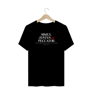 Nome do produtoT-Shirt Plus Size SIMUL JUSTUS ET PECCATOR 