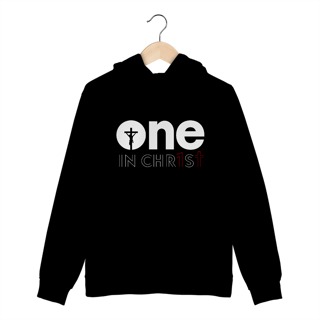 Nome do produtoONE IN CHRIST [MOLETOM UNISSEX]