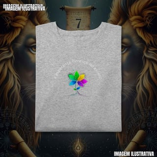 Nome do produtoT-Shirt Plus Size A Esperança Floresce no Escuro (Isaias 35:1,2)