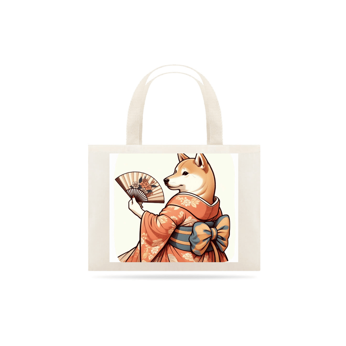 Nome do produto: Eco Bag Shiba Inu Retrato de Bijin
