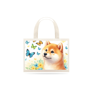 Eco Bag Shiba Inu Aquarela