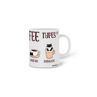 Nome do produto Caneca Black Shiba Inu Coffee Types