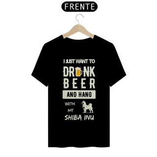 Nome do produto T-Shirt Shiba Inu Drink Beer
