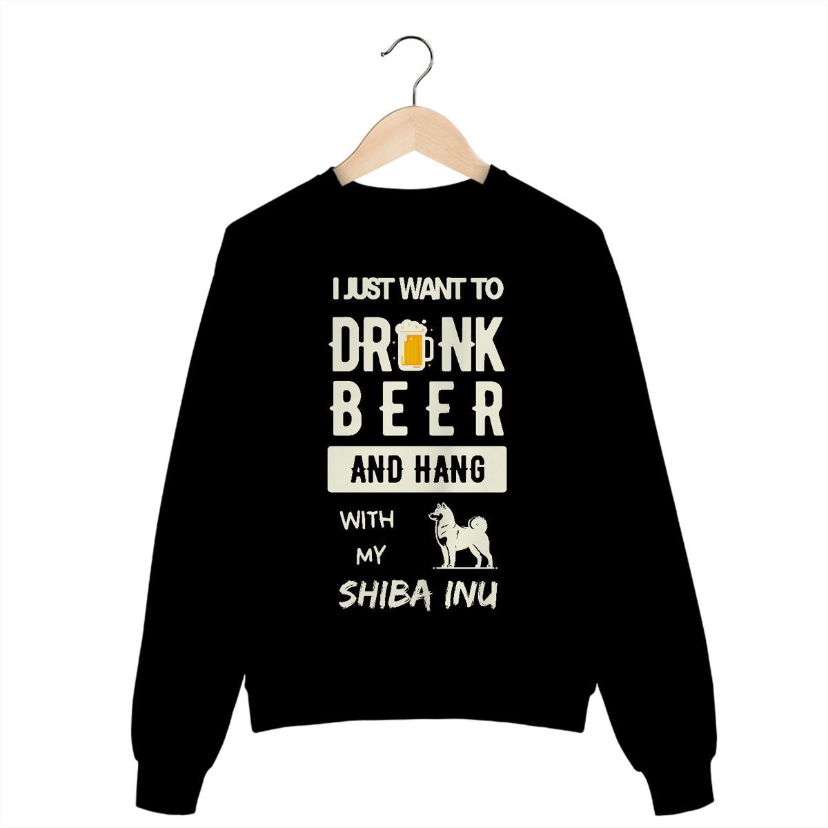 Nome do produto: Moletom Shiba Inu Drink Beer