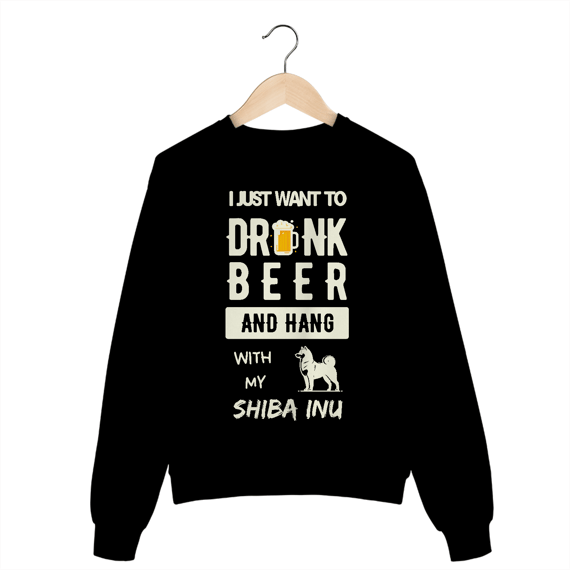 Moletom Shiba Inu Drink Beer