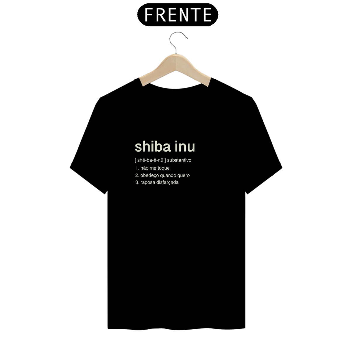 Nome do produto: T-Shirt Significado Shiba Inu Black