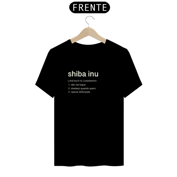 T-Shirt Significado Shiba Inu Black