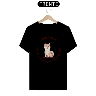 Nome do produto T-Shirt Shiba inu Work Hard