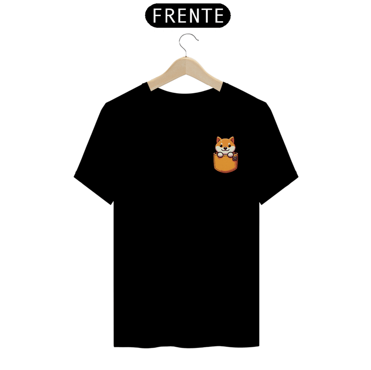Nome do produto: T-Shirt Shiba Inu Pocket