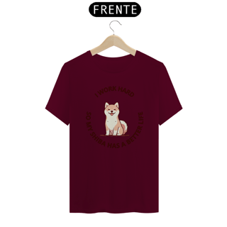 Nome do produto T-Shirt Shiba inu Work Hard