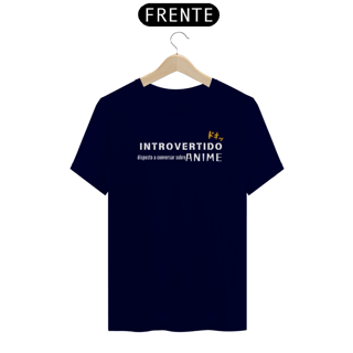 Nome do produto Camiseta unissex - Introvertido - fonte branca