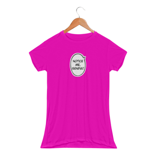 Nome do produto Camiseta feminina fitness - Notice me senpai
