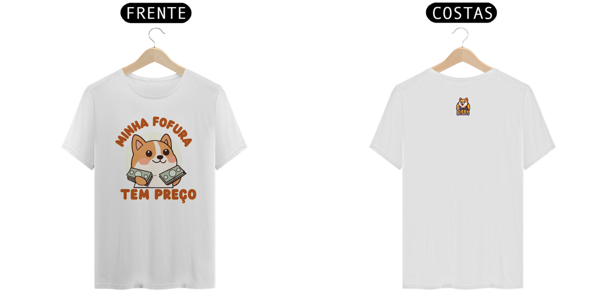 Nome do produto: T-Shirt | Shiba | Fofura Tem Preço