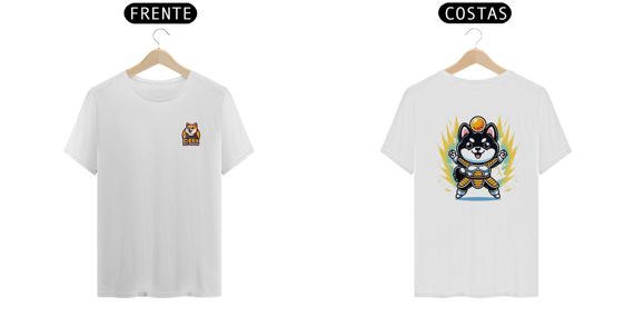 T-Shirt Shiba Black Sayajin - Costas