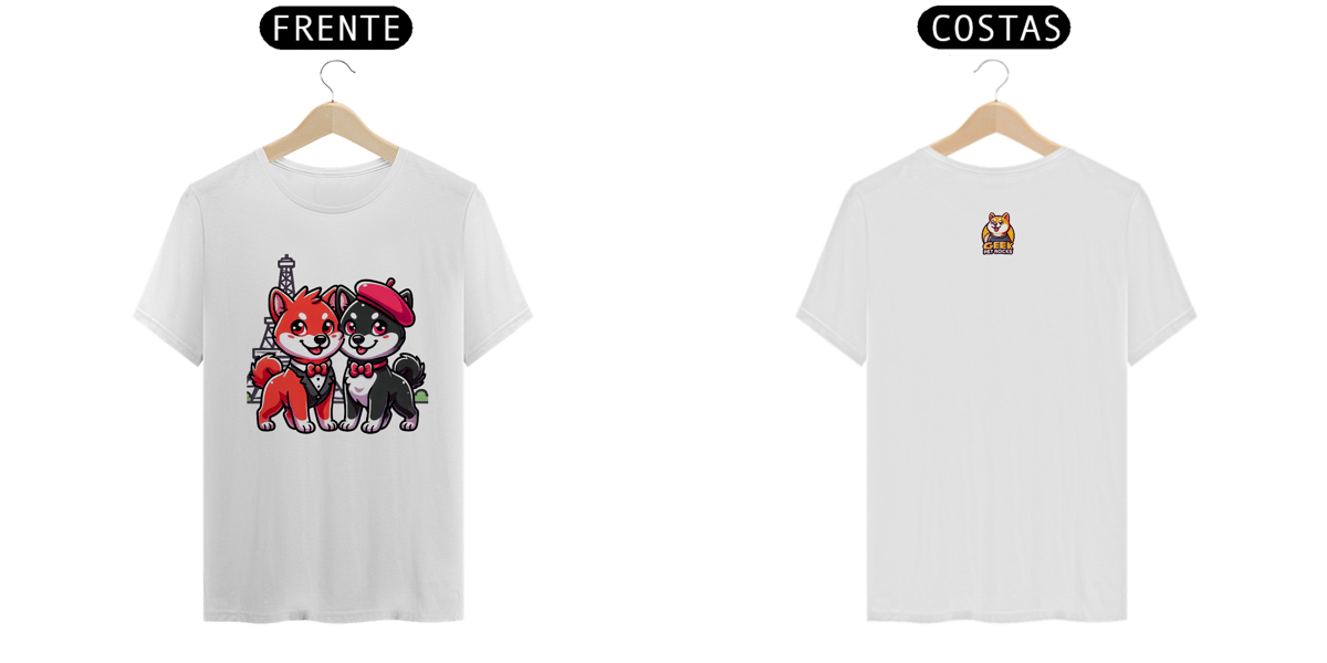 Nome do produto: T-Shirt | Shiba Red - Black | Paris