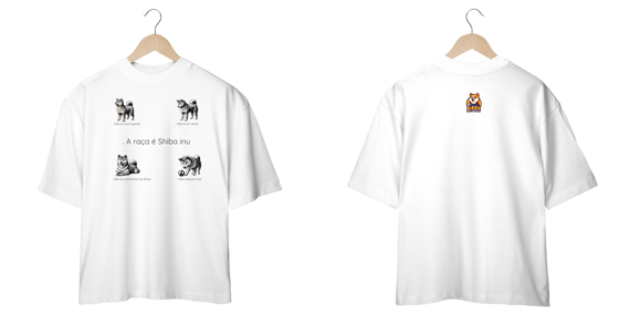 T-Shirt Plus Size | A raça é Shiba inu