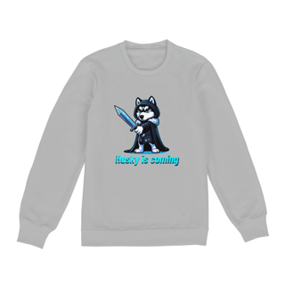 Nome do produto Moletom | Husky | Husky is Coming