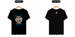 Nome do produto T-Shirt | Shiba | Ração e Petisco + Rock'n Roll
