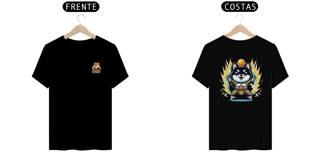 Nome do produto T-Shirt Shiba Black Sayajin - Costas