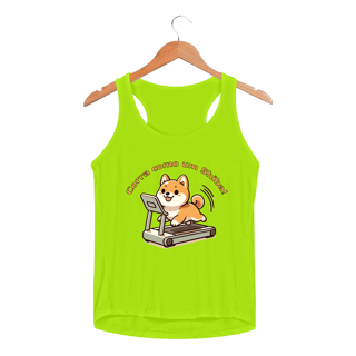 Nome do produto DryFit - Regata (F) - Run Like a Shiba