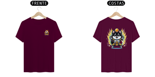 Nome do produto T-Shirt Shiba Black Sayajin - Costas