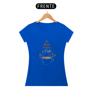 Nome do produto FÉ, FOCO, FORÇA E CAFÉ - BABY LOOK