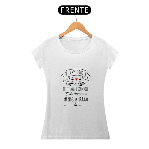 ERAM COMO CAFÉ E LEITE - BABY LOOK