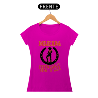 Nome do produto DELICADA FEITO COICE DE MULA - BABY LOOK