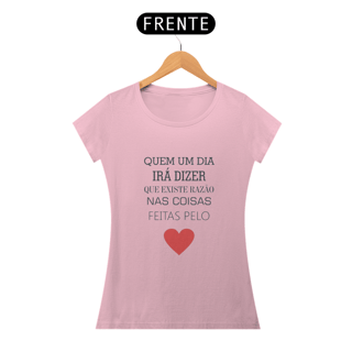 Nome do produto QUEM UM DIA IRÁ DIZER - BABY LOOK