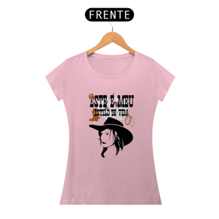 Nome do produto ESTE É O MEU ESTILO DE VIDA - BABY LOOK 