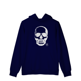 Nome do produto Moletom c/ bolso Rock'n'Skull