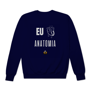 Nome do produto Moletom Eu <3 Anatomia
