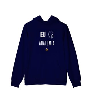 Nome do produto Moletom c/ bolso Eu <3 Anatomia