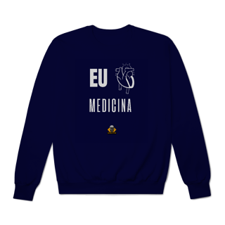 Nome do produto Moletom Eu <3 Medicina