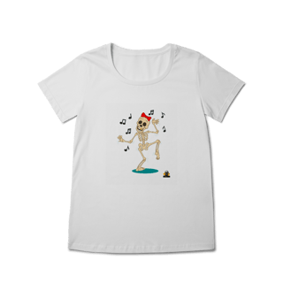 Nome do produto Baby Look Skullete Bailarina