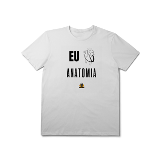 Nome do produto Camiseta Eu <3 Anatomia