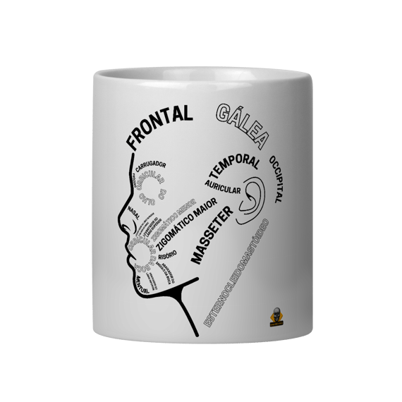 Caneca Anatomia da Face