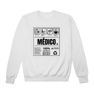 Nome do produto Moletom Etiqueta Médico