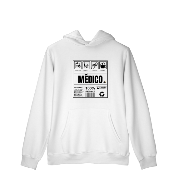 Moletom c/ bolso Etiqueta Médico