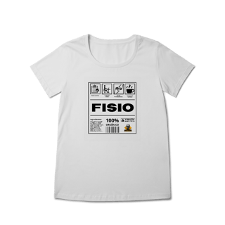 Nome do produto Baby Look Etiqueta Fisio